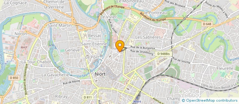 localisation de l'entreprise MONSIEUR JEAN PIERRE ROBIN  NIORT