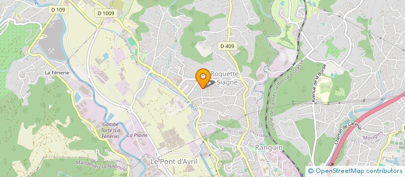 localisation de l'entreprise MONSIEUR JEAN-PIERRE RODRIGUEZ à LA ROQUETTE-SUR-SIAGNE