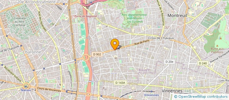 localisation de l'entreprise MONSIEUR JEAN-PIERRE RODRIGUEZ PEREZ à MONTREUIL
