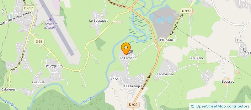 localisation de l'entreprise MONSIEUR JEAN PIERRE ROFFY à ARPAJON-SUR-CERE