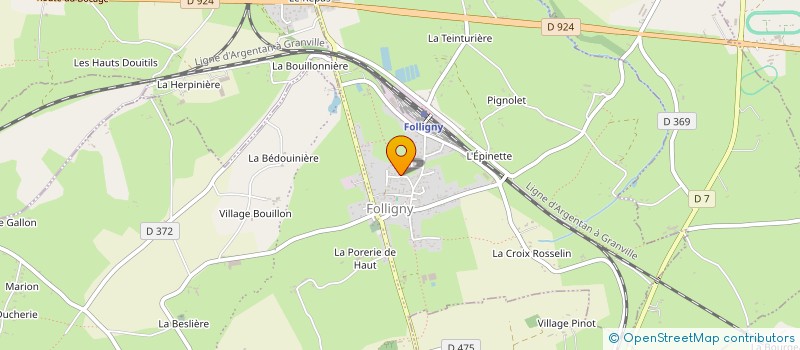localisation de l'entreprise MONSIEUR JEAN-PIERRE ROGER à FOLLIGNY