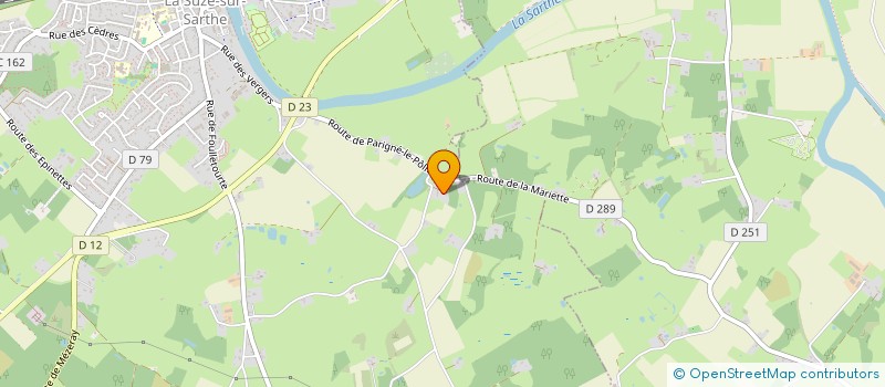 localisation de l'entreprise MONSIEUR JEAN-PIERRE ROPERO  LA SUZE-SUR-SARTHE