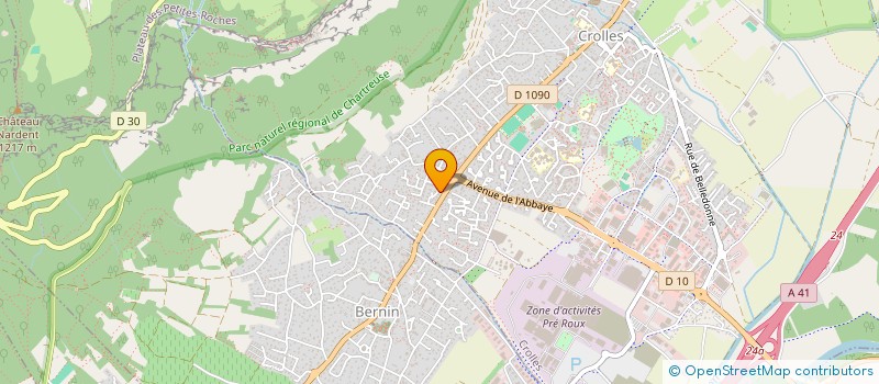 localisation de l'entreprise MONSIEUR JEAN-PIERRE ROSELLO  CROLLES