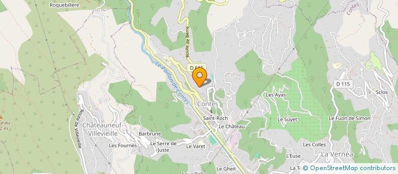 localisation de l'entreprise MONSIEUR JEAN-PIERRE ROSSO à CONTES