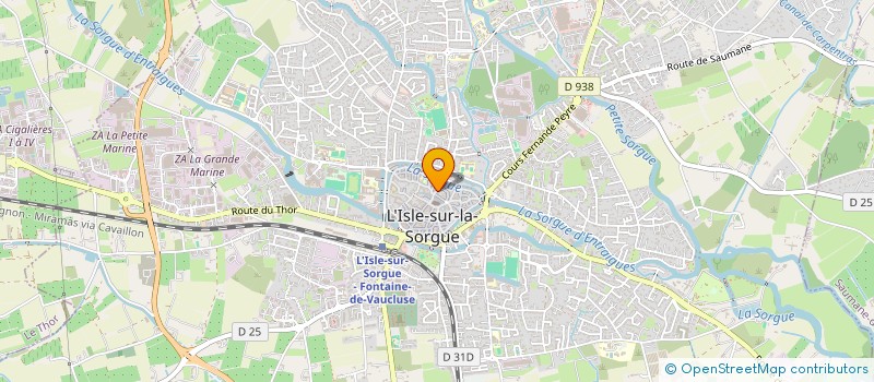 localisation de l'entreprise MONSIEUR JEAN-PIERRE ROSTAING-TROUX  L'ISLE-SUR-LA-SORGUE