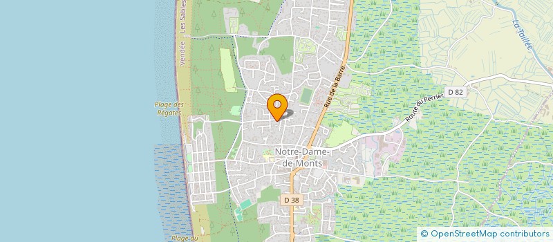 localisation de l'entreprise MONSIEUR JEAN-PIERRE ROTTIER  NOTRE-DAME-DE-MONTS