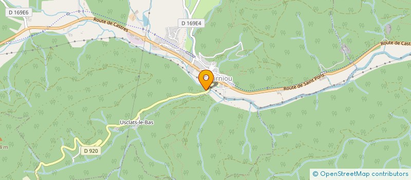 localisation de l'entreprise MONSIEUR JEAN PIERRE ROUANET  COURNIOU