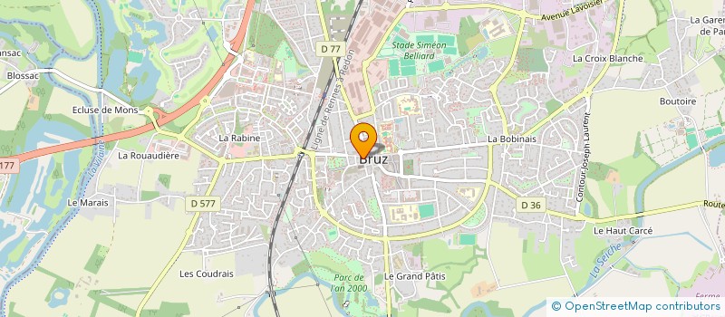 localisation de l'entreprise MONSIEUR JEAN-PIERRE ROUAULT  BRUZ