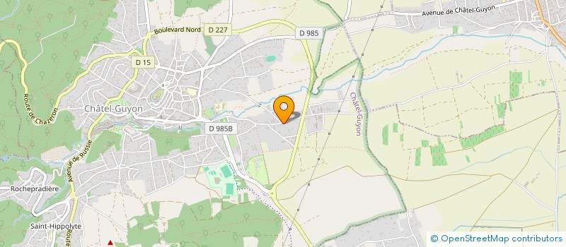 localisation de l'entreprise MONSIEUR JEAN-PIERRE ROUDY  CHATEL-GUYON