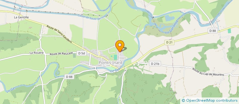 localisation de l'entreprise MONSIEUR JEAN-PIERRE ROUEDE  POINTIS-INARD