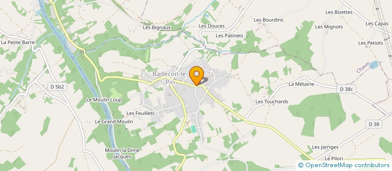 localisation de l'entreprise MONSIEUR JEAN-PIERRE ROUEZ à BADECON-LE-PIN