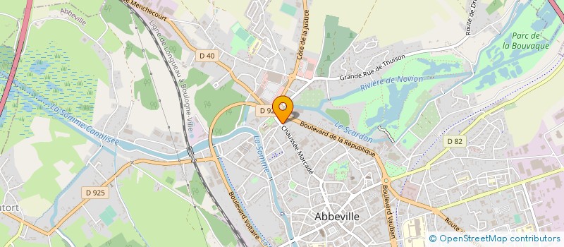 localisation de l'entreprise MONSIEUR JEAN-PIERRE ROUILLER à ABBEVILLE