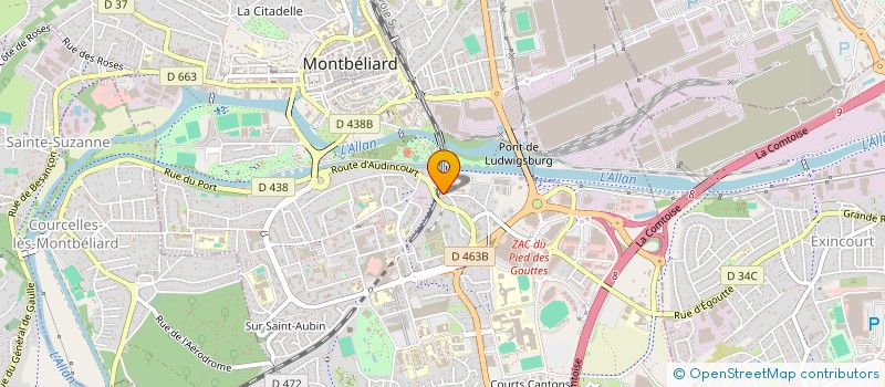 localisation de l'entreprise MONSIEUR JEAN-PIERRE ROUILLON à MONTBELIARD