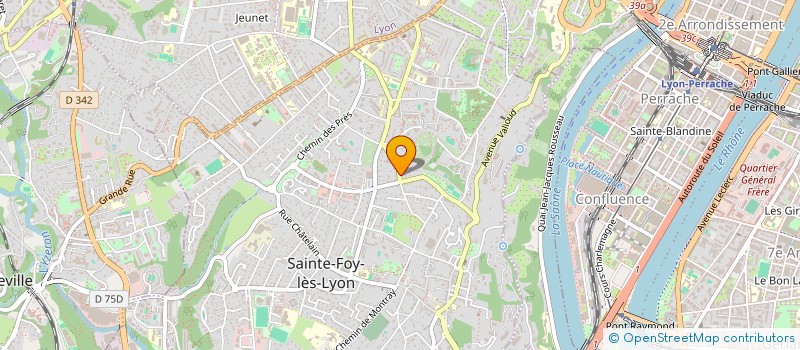 localisation de l'entreprise MONSIEUR JEAN-PIERRE ROUSSEL à SAINTE-FOY-LES-LYON