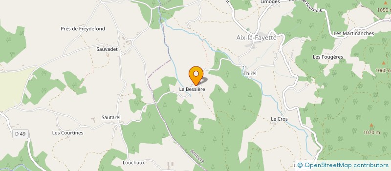 localisation de l'entreprise MONSIEUR JEAN-PIERRE ROUSSEL  AIX-LA-FAYETTE