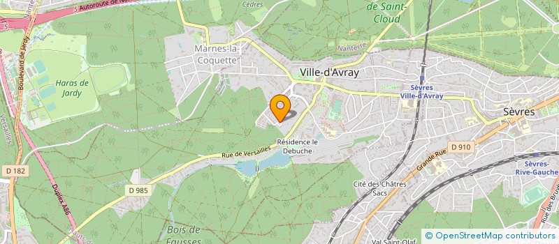 localisation de l'entreprise MONSIEUR JEAN-PIERRE ROY  VILLE-D'AVRAY