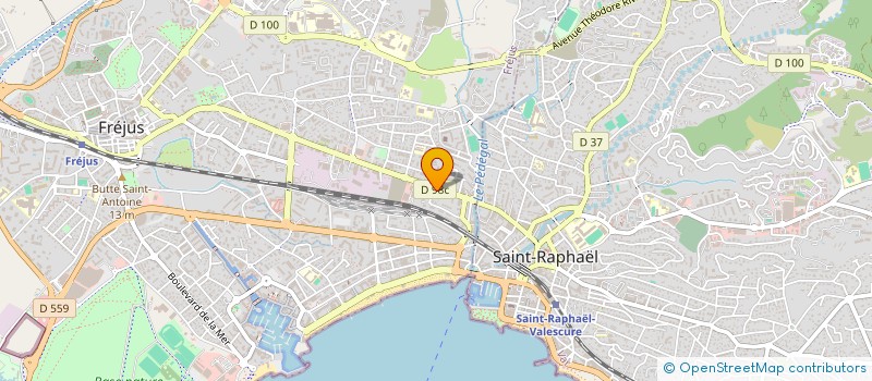 localisation de l'entreprise MONSIEUR JEAN-PIERRE ROZIER à FREJUS