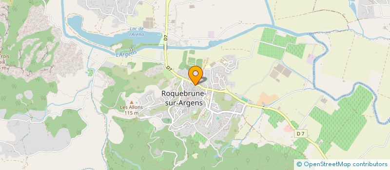 localisation de l'entreprise MONSIEUR JEAN-PIERRE RUIZ  ROQUEBRUNE-SUR-ARGENS