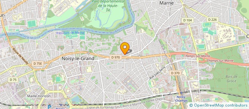 localisation de l'entreprise MONSIEUR JEAN PIERRE RUJACO  NOISY-LE-GRAND