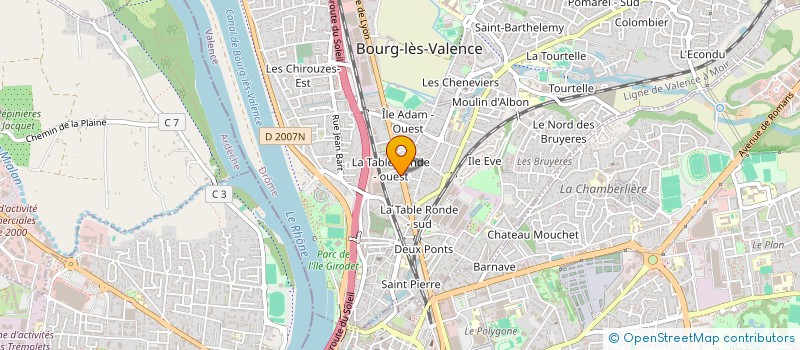 localisation de l'entreprise MONSIEUR JEAN-PIERRE SAPART  BOURG-LES-VALENCE