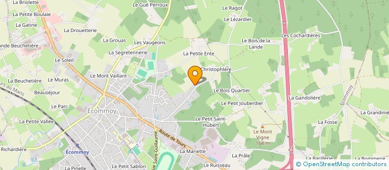 localisation de l'entreprise MONSIEUR JEAN-PIERRE SARRAT à ECOMMOY