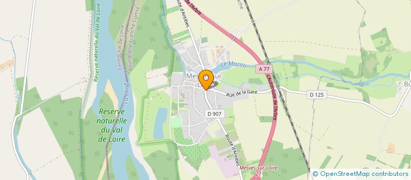 localisation de l'entreprise MONSIEUR JEAN-PIERRE SARRELANGUE à MESVES-SUR-LOIRE
