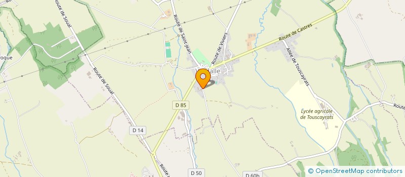 localisation de l'entreprise MONSIEUR JEAN-PIERRE SATGE  VERDALLE