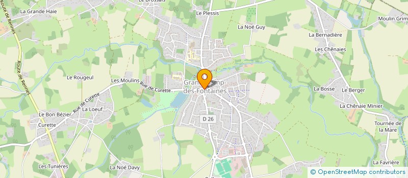 localisation de l'entreprise MONSIEUR JEAN-PIERRE SAVARIEAU  TREILLIERES