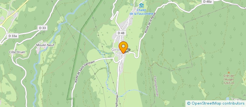 localisation de l'entreprise MONSIEUR JEAN-PIERRE SCAPPATICCI  GIRON