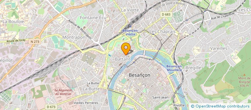 localisation de l'entreprise MONSIEUR JEAN-PIERRE SCHAD à BESANCON
