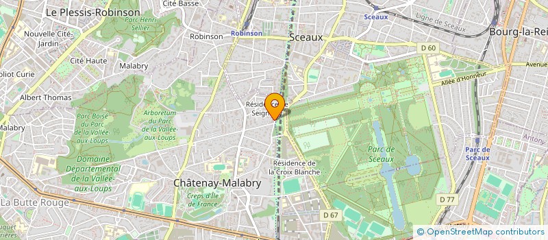 localisation de l'entreprise MONSIEUR JEAN PIERRE SCHAFFNER à CHATENAY-MALABRY