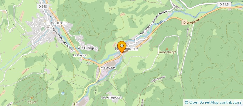 localisation de l'entreprise MONSIEUR JEAN-PIERRE SCHMITT à LAPOUTROIE