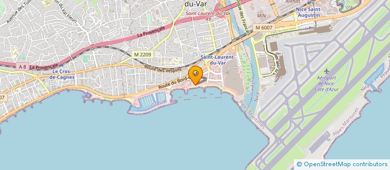 localisation de l'entreprise MONSIEUR JEAN PIERRE SCHNEEBIGL à SAINT-LAURENT-DU-VAR