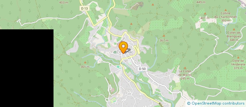 localisation de l'entreprise MONSIEUR JEAN-PIERRE SCHOLER  COTIGNAC