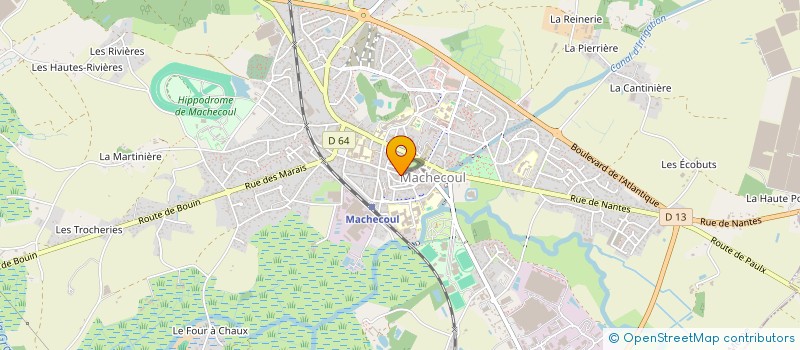 localisation de l'entreprise MONSIEUR JEAN PIERRE SERENNE  MACHECOUL-SAINT-MEME