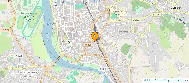 localisation de l'entreprise MONSIEUR JEAN-PIERRE SEROUX à VICHY