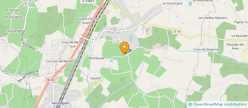 localisation de l'entreprise MONSIEUR JEAN-PIERRE SICOT  MARSAS