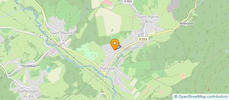 localisation de l'entreprise MONSIEUR JEAN PIERRE SIEGEL  THANVILLE