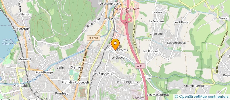 localisation de l'entreprise MONSIEUR JEAN-PIERRE SIMARD à AIX-LES-BAINS