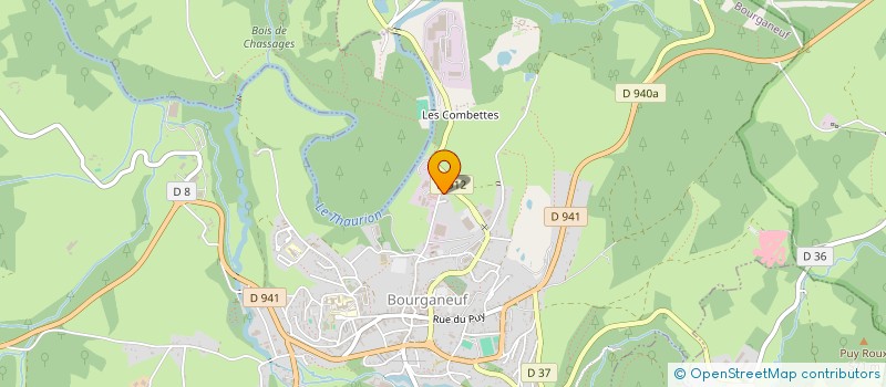 localisation de l'entreprise MONSIEUR JEAN-PIERRE SIMONET à BOSMOREAU-LES-MINES
