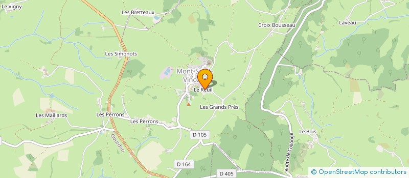 localisation de l'entreprise MONSIEUR JEAN PIERRE SIMONET  ST BERAIN SOUS SANVIGNES