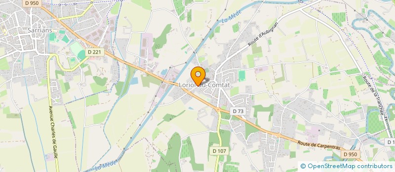 localisation de l'entreprise MONSIEUR JEAN PIERRE SIRIEIX  LORIOL-DU-COMTAT