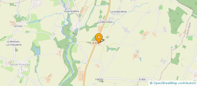 localisation de l'entreprise MONSIEUR JEAN-PIERRE SOREAU à RIVES D'ANDAINE