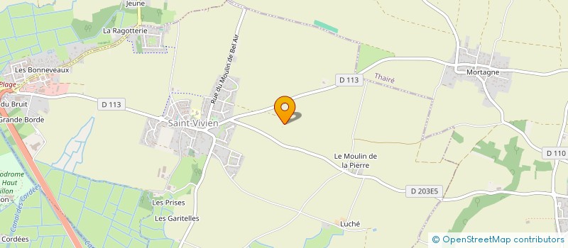 localisation de l'entreprise MONSIEUR JEAN-PIERRE SOUBILLEAU  SAINT-VIVIEN