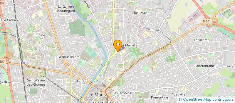 localisation de l'entreprise MONSIEUR JEAN-PIERRE SOUCHU à LE MANS