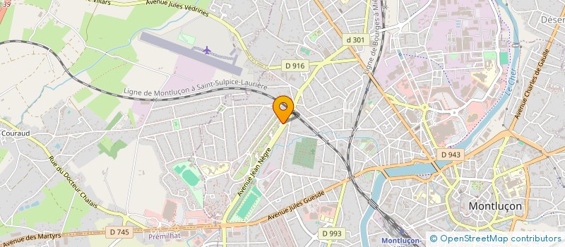 localisation de l'entreprise MONSIEUR JEAN-PIERRE SOUMAH  MONTLUCON