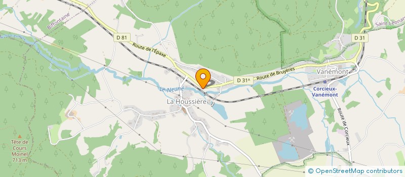 localisation de l'entreprise MONSIEUR JEAN-PIERRE SPECHT  LA HOUSSIERE