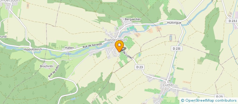 localisation de l'entreprise MONSIEUR JEAN-PIERRE STEHLIN  RAEDERSDORF