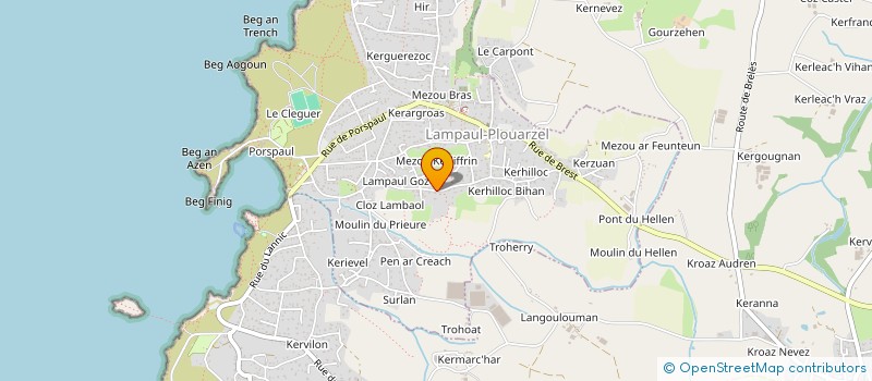 localisation de l'entreprise MONSIEUR JEAN-PIERRE STEPHAN  LAMPAUL-PLOUARZEL