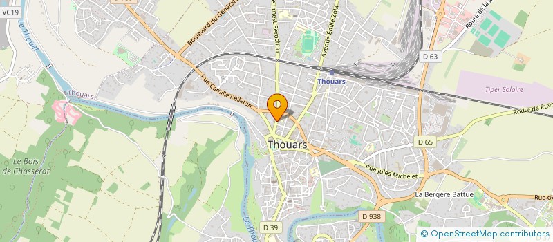 localisation de l'entreprise MONSIEUR JEAN-PIERRE STRUB à THOUARS